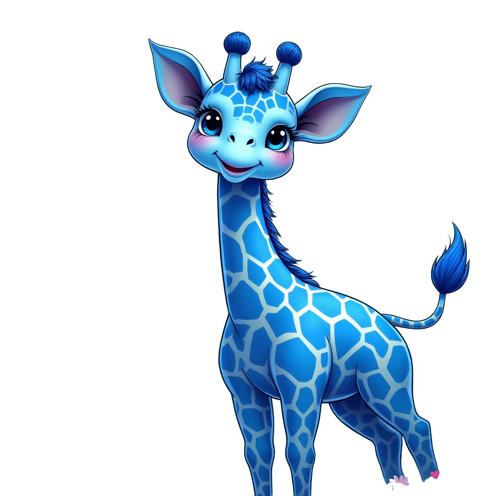 Blue Giraffe Fantasy